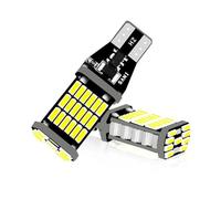 YUGRUPJG 2 bombillas LED for coche 4014 45SMD W16W T15 921 912 de 360 grados, Canbus y Play, for luz trasera, de marcha atrás, de freno de estacionamiento