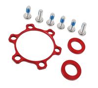 YUGSHNKFC 1. Adaptadores delanteros y traseros de aleación de aluminio para conversión de bujes de bicicleta, espaciadores, juntas, refuerzos, adaptadores, arandelas, espaciadores, ejes pasantes