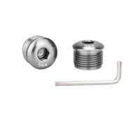 YUGSHNKFC 1 par de Tapas de Pedales de Ciclismo de aleaciones de Aluminio, rodamientos de Ciclismo Coloridos a Prueba de Polvo para Mayor Durabilidad y Durabilidad
