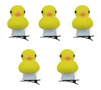 YUGSHNKFC 1 unidad/5 piezas/10 unidades/20 horquillas en forma de pato para niña brillante para coleta de caballo para mujer y niña