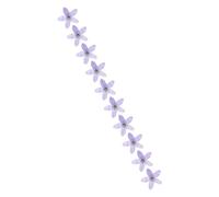 YUGSHNKFC 10 horquillas brillantes para el pelo para niñas, fijación fuerte y delicadas joyas para el cabello con diamantes de imitación florales