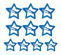 YUGSHNKFC 10 horquillas coloridas para niñas y niños, horquillas de metal para el pelo, horquillas de estrella
