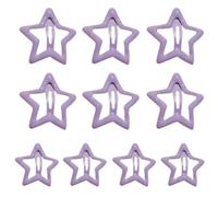 YUGSHNKFC 10 horquillas coloridas para niñas y niños, horquillas de metal para el pelo, horquillas de estrella