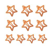 YUGSHNKFC 10 horquillas de metal con forma de estrella de color caramelo para niñas calientes para adolescentes