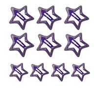 YUGSHNKFC 10 horquillas de metal con forma de estrella de color caramelo para niñas calientes para adolescentes
