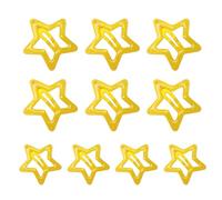 YUGSHNKFC 10 horquillas de metal con forma de estrella de color caramelo para niñas calientes para adolescentes