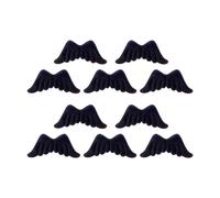 YUGSHNKFC 10 piezas/20 unidades/50 piezas de apliques de alas de felpa para el pelo, banda para el pelo, pulsera, ropa, costura, manualidades, parches para diadema