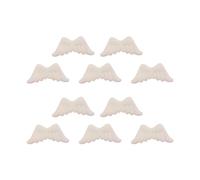 YUGSHNKFC 10 piezas/20 unidades/50 piezas de apliques de alas de felpa para el pelo, banda para el pelo, pulsera, ropa, costura, manualidades, parches para diadema