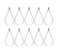 YUGSHNKFC 10 Uds. De Pendientes con Cuentas Aro Gota Agua Componentes Aro con Cuentas En Forma Lágrima para Arte Y Joyería Búsqueda Gota Agua