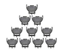 YUGSHNKFC 10 Unids/Set 3V Botón Pila De Moneda Soporte Enchufe para Caja Cubierta Botón Batería Caja Almacenamiento Soporte Enchufe