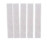 YUGSHNKFC 100 Uds Cuentas De Acupuntura Auricular Pegatina para La Oreja Parches De Estimulación De Presión De Acupuntura Desechables Transparentes