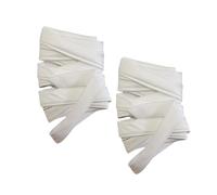 YUGSHNKFC 2 cintas ajustables de satén de lujo para vestido de novia, lazos de cintura personalizables para vestido formal, cinturón de boda, blanco, Talla única