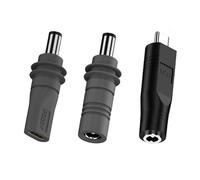 YUGSHNKFC 3 Unids/Set USB C Macho A DC5521 Macho Convertidor Adaptador De Conexión Red PD100W 20V Tipo C Convertidor Carga Rápida