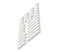 YUGSHNKFC 34pcs Combs Acrílico Conjunto De Combinaciones Peines Mejora La Estética Interna La PC 34 Piezas En Un Tamaño Variado Accesorios Casos Computadora