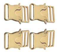 YUGSHNKFC 4 Pcs Quick Side Release Clip Easy to Use Webbing Bag for Backpacks Repair Dog Leashes and Crafting Metal Belt Buckle Quick Side Release Buckles for Travel Bags