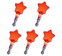 YUGSHNKFC 5 Piezas De Parrilla Varita Iluminada con Color Led Luminoso Luminoso Aleatorio Decoraciones Conciertos Glow Glow En Forma Corazón