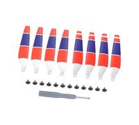 YUGSHNKFC 8PCS 6030F Colorful Two Sideds Drones Wing Blade For 3/4 Models Noise Reduced Design Low Noise Carbon Fiber Aircraft Rotors