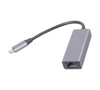 YUGSHNKFC Adaptador Ethernet Gigabit De 10 Gbps USB C a RJ45 Portátil De Aluminio para Oficina Hogar Centro De Datos Múltiples Convertidores Ethernet Gigabit Tipo C