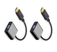 YUGSHNKFC Adaptador liviano a VGA Placa Dorada 1080P para configuraciones y Uso sin Esfuerzo