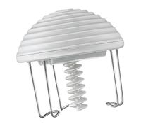 YUGSHNKFC Agitador de agua para baño de pájaros, herramienta de limpieza automática, construcción de metal inoxidable de bajo ruido, fácil instalación, agitador de baño de pájaros de metal
