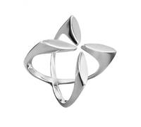 YUGSHNKFC Anillos geométricos cruzados para mujeres elegantes, tamaño ajustable, accesorios únicos, accesorio para cita nocturna, joyería de la suerte, talla única, como se describe, como se describe