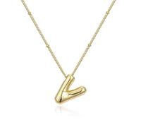 YUGSHNKFC Balloon Styles - Collar de letra suave, cadena de aleación ajustable, adecuado para mujeres jóvenes de moda y regalos, Metal