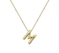 YUGSHNKFC Balloon Styles - Collar de letra suave, cadena de aleación ajustable, adecuado para mujeres jóvenes de moda y regalos, Metal