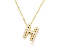 YUGSHNKFC Balloon Styles - Collar de letra suave, cadena de aleación ajustable, adecuado para mujeres jóvenes de moda y regalos, Metal
