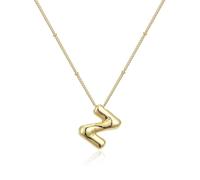 YUGSHNKFC Balloon Styles - Collar de letra suave, cadena de aleación ajustable, adecuado para mujeres jóvenes de moda y regalos, Metal