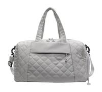 YUGSHNKFC Bolsa de deporte de gran capacidad, bolsa de viaje para fines de semana, elegante para deportes nocturnos para vacaciones, equipaje elegante para entrenamiento deportivo, Gray, Mass Beauty