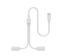 YUGSHNKFC Cable Divisor Tipo C para Cámara De Seguridad Solar 5 V/2 a Carga Rápida Transferencia De Datos De 480 Mbps Cable Divisor Tipo C De PVC Resistente a La Intemperie para Cámaras Solares