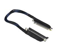 YUGSHNKFC Cable Elevador De Tarjeta Gráfica Salida Izquierda PCIe5.0 X16 Velocidad Diseño En Ángulo 180 Grados con Contactos Recubiertos Plata