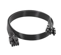 YUGSHNKFC Cable Módulo GPU 8pin Forma 8pin 8pin A 6+2pin Conector 18AWG Resistente Calor para Optimización Fuente Alimentación PC