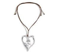 YUGSHNKFC Cadena ajustable de clavícula de corazón para el mes de nacimiento, collar de flores de diciembre, gargantilla floral para mujer, joyería elegante