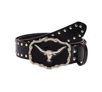 YUGSHNKFC Cadena De Cintura Punk Hermoso Cinturón Vaquera Cuerno Largo Para Mujer Fiesta Banquete Fiesta Club Jeans Dresse Club Hebillas Cinturón Occidental Hombres