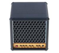 YUGSHNKFC Caja de almacenamiento artística para púas de guitarra, soporte duradero para almacenamiento y uso en viajes, Black