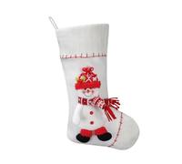 YUGSHNKFC Calcetines Navideño De Tela Suave Adornamiento Gran Capacidad Presente Bolso Santa/muñeco Nieve Pingüinos Calcetines Navideño Decoración La Celebración Del Hogar