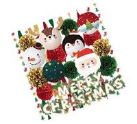 YUGSHNKFC Christmas Hanging Banners Flags Hanging Decoration Paper Banners For Indoor and Outdoor Decoration Paper Lanterns