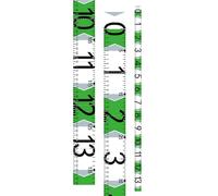 YUGSHNKFC Cinta métrica adhesiva para pescado, 129.5 cm, herramienta de medición de peces para pescadores, regla flexible esencial