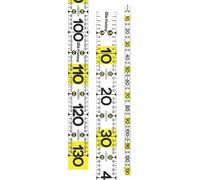 YUGSHNKFC Cinta métrica adhesiva para pescado, 129.5 cm, herramienta de medición de peces para pescadores, regla flexible esencial