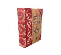 YUGSHNKFC Cojines De Almohada con Forma Santa Biblia Ornamentación Religiosa Suave Regalo Reconfortante para Bautismos Escuela Navidad Juguete Peluche Santa Biblia