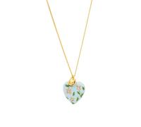 YUGSHNKFC Collar con colgante de amor vibrante, joyería de acero inoxidable para mujer, regalos de moda para ocasiones especiales, Acero inoxidable