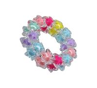 YUGSHNKFC Collar con colgante de estrella de arco iris, elegante cadena de muñeca, joyería ligera con cuentas para uso diario, ocasión especial, joyería de estrella con cuentas brillantes, I, como se
