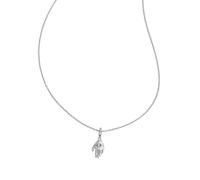 YUGSHNKFC Collar con colgante de ojo de palma, circonita incrustada, gargantilla de longitud ajustable, hecha a mano, accesorio de joyería unisex