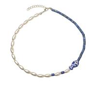 YUGSHNKFC Collar con colgante de pez payaso de moda, colorido collar de pez payaso, accesorio distintivo de cadena de cuello con cuentas, perlas de imitación