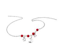 YUGSHNKFC Collar con colgante gótico de luna y estrella para el cuello, joyería misteriosa, collar de cadena para entusiastas de la moda