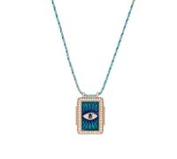 YUGSHNKFC Collar con dije de tarot místico, collar de amuleto de tarjeta de tarot, versátil cadena para el cuello para añadir a cualquier armario, Cobre