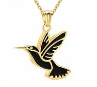 YUGSHNKFC Collar De Conmemoración Mascotas con Incisión Pájaro Sostenido Dije Urna Resistente Desgaste para Transportar Cenizas Preciadas Forma Segura Dije Cremación para Cenizas Mascotas