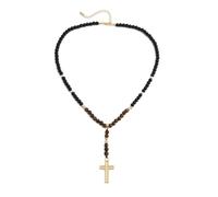 YUGSHNKFC Collar de cuentas de turquesa de moda, sofisticado collar de cuentas de turquesas, elegante adorno de cadena para el cuello, Cuentas de arroz + aleación