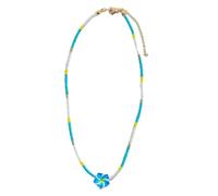 YUGSHNKFC Collar de flores, collar con colgante de flores, collar de cadena de clavícula, collar de oficina, joyería para el cuello adecuado para fiestas diarias, Resina